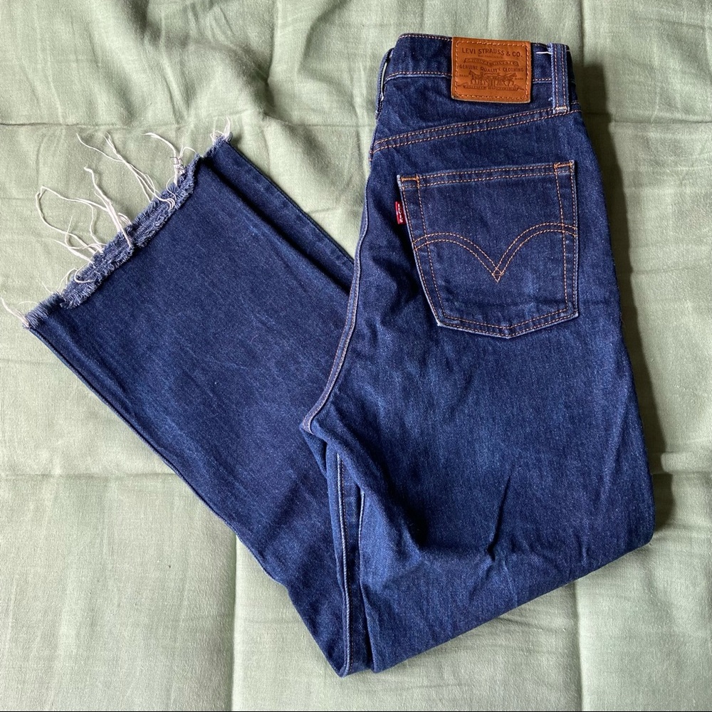 Levi’s ribcage straight high rise jean